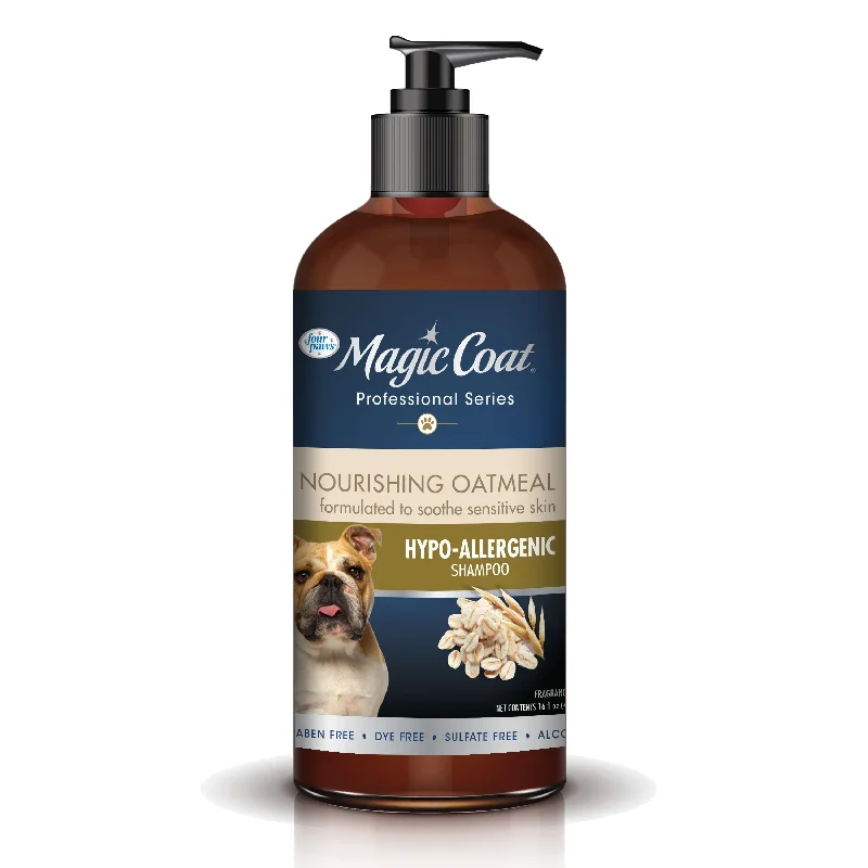 4 PAWS Magic Coat Professional Series Nourishing Oatmeal Hypo-Allergenic dog shampoo