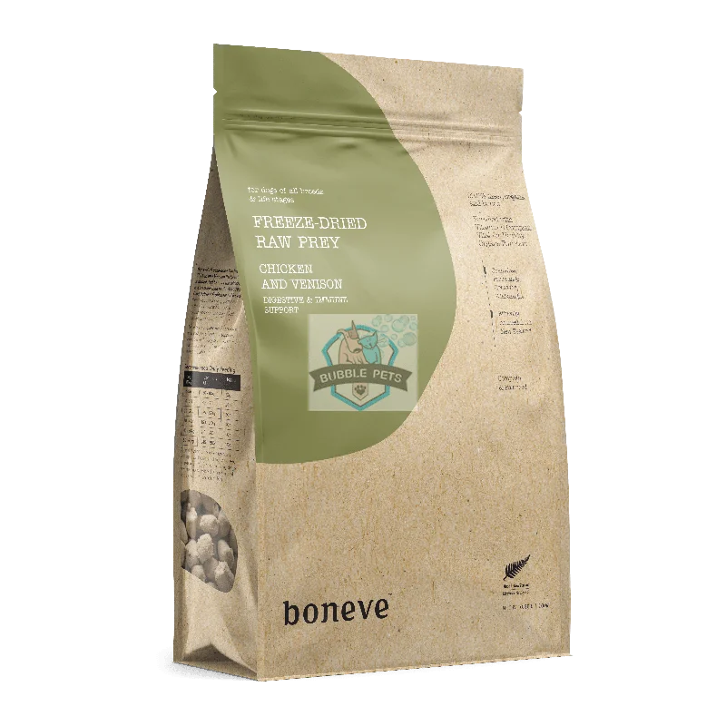 Boneve Freeze-dried Raw Prey Chicken & Venison Dog Food