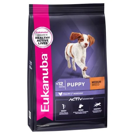 Eukanuba Puppy Medium Breed Dry Dog Food 17kg