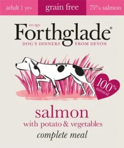 Forthglade Grain Free Adult Salmon, Potato & Vegetables 395g