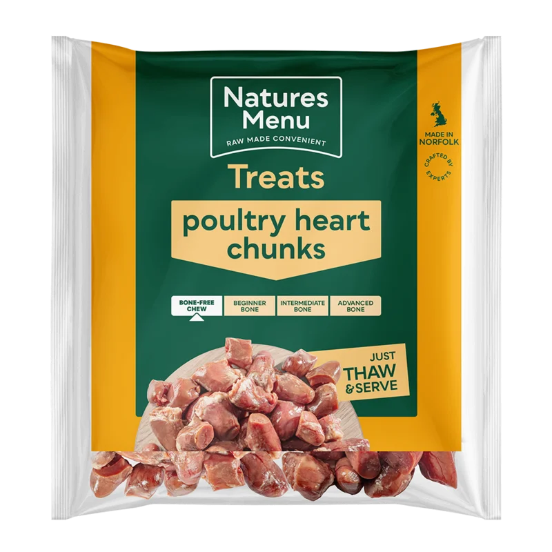 Natures Menu Poultry Hearts 1kg