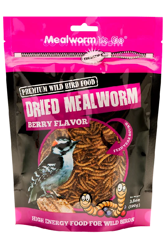 UNIPET Berry flavored Mealworm To Go 3.5oz