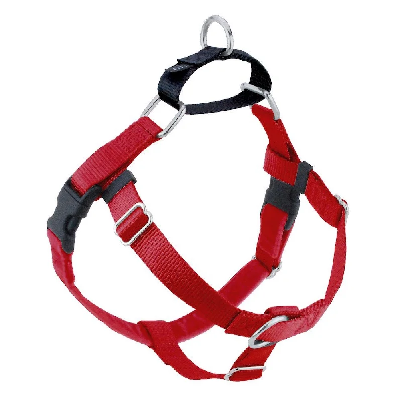 2 Hounds Design Freedom No-Pull Dog Harness & Leash - Red/Black