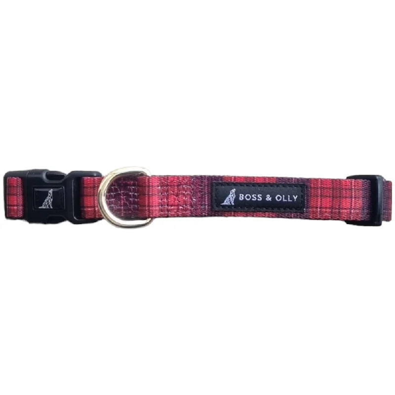 Boss & Olly Dog Collar (Lumberjack Plaids)