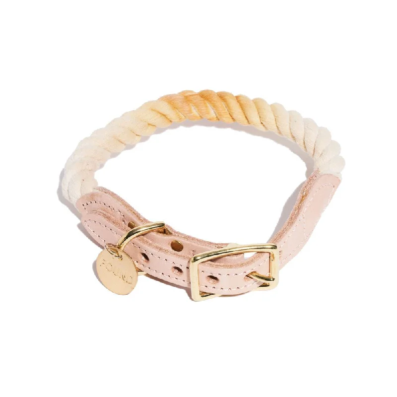 Butterscotch Ombre Cotton Rope Cat & Dog Collar