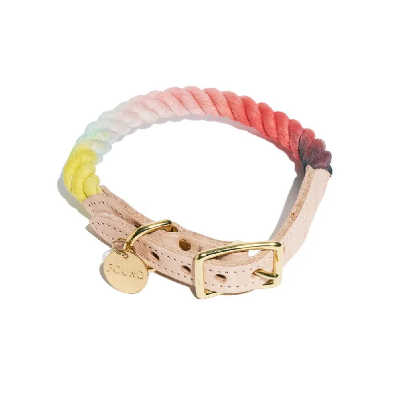 Claude Ombre Cotton Rope Cat & Dog Collar