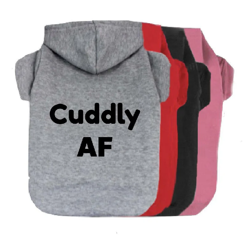 Cuddly AF Pet Hoodie