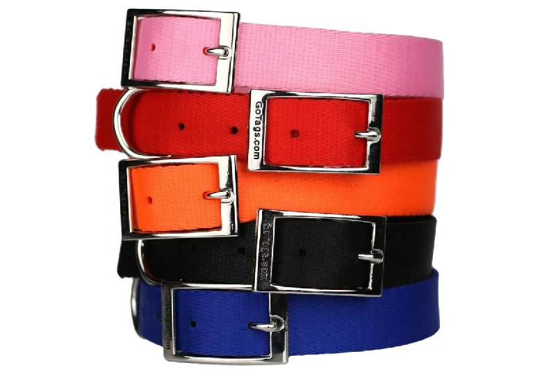 Dog Collar with Metal Buckle