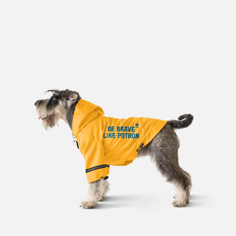 Raincoat for Dogs Moss Bravery Yellow