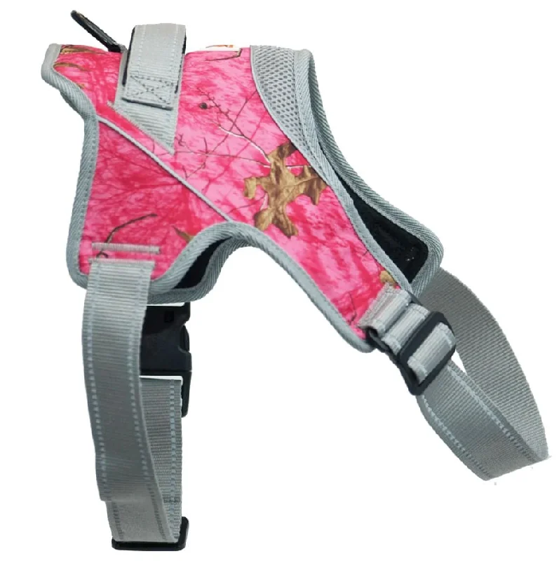 Doggy Tales Patented Realtree Hart Harness, Paradise Pink