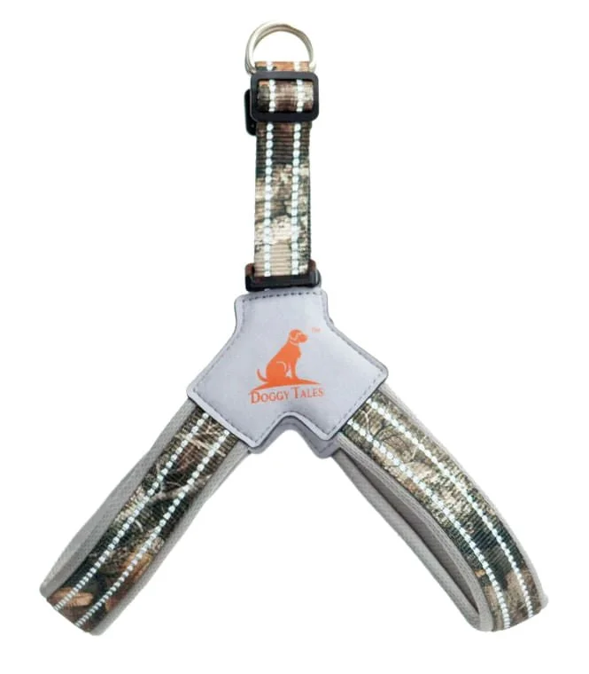 Doggy Tales Realtree Step In V Harness, Edge