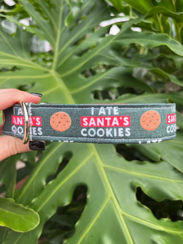 I Ate Santa's Cookies Dog Collar