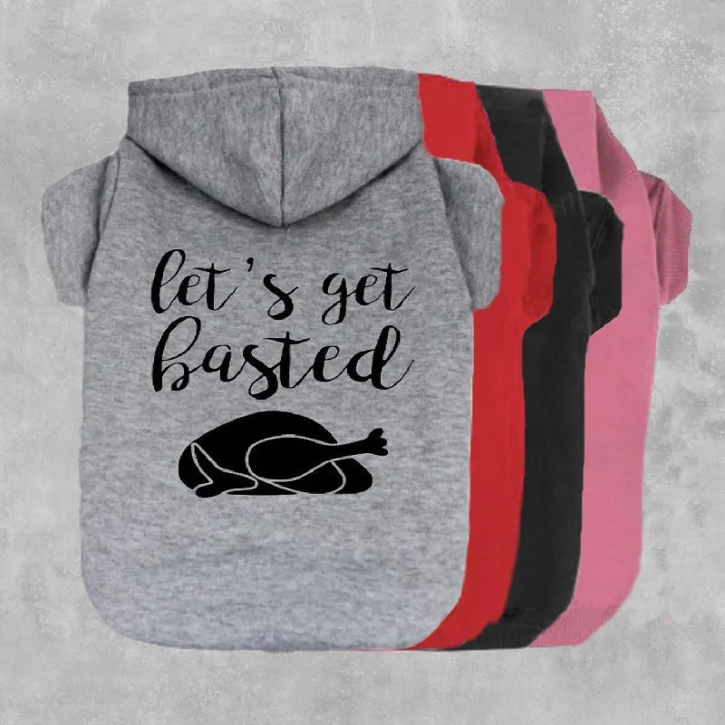 Let's Get Basted Pet Hoodie