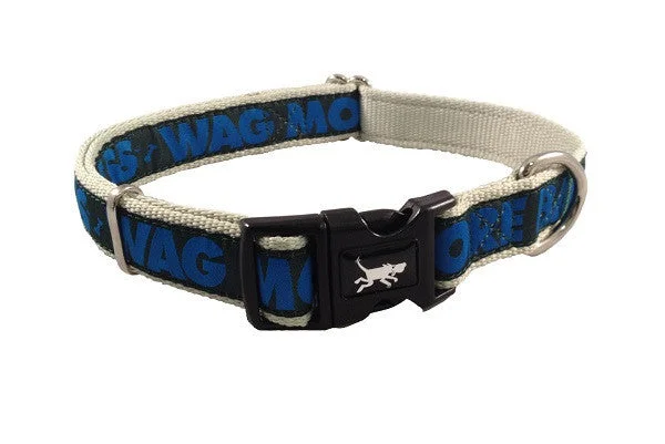 Logo Collars: Blue/Navy