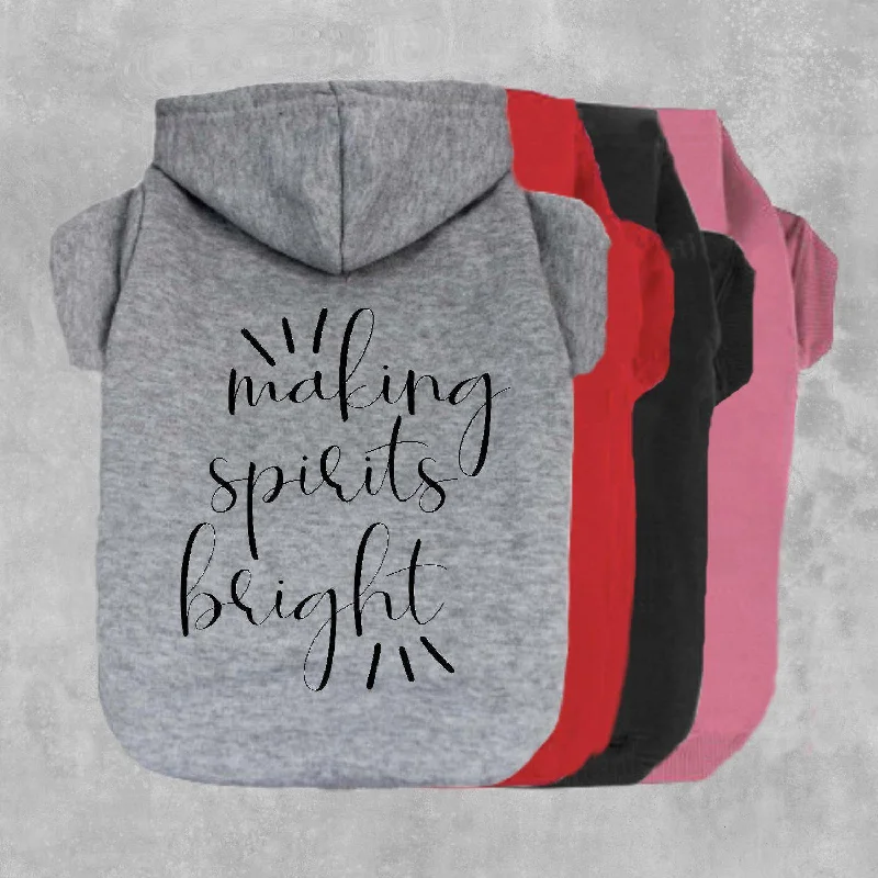 Making Spirits Bright Pet Hoodie