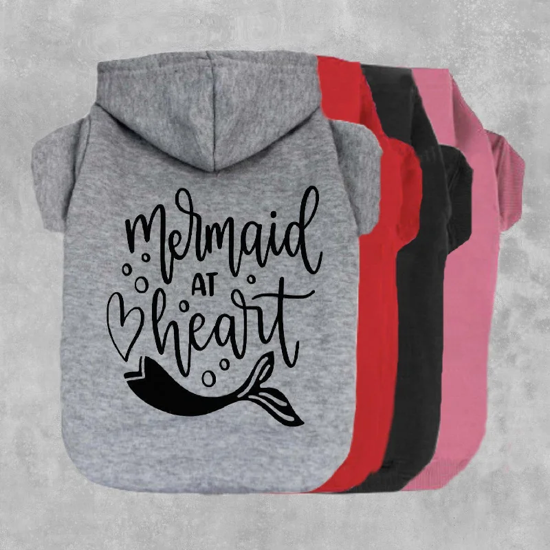 Mermaid At Heart Pet Hoodie