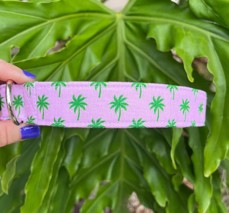 Palm Tree Dog Collar