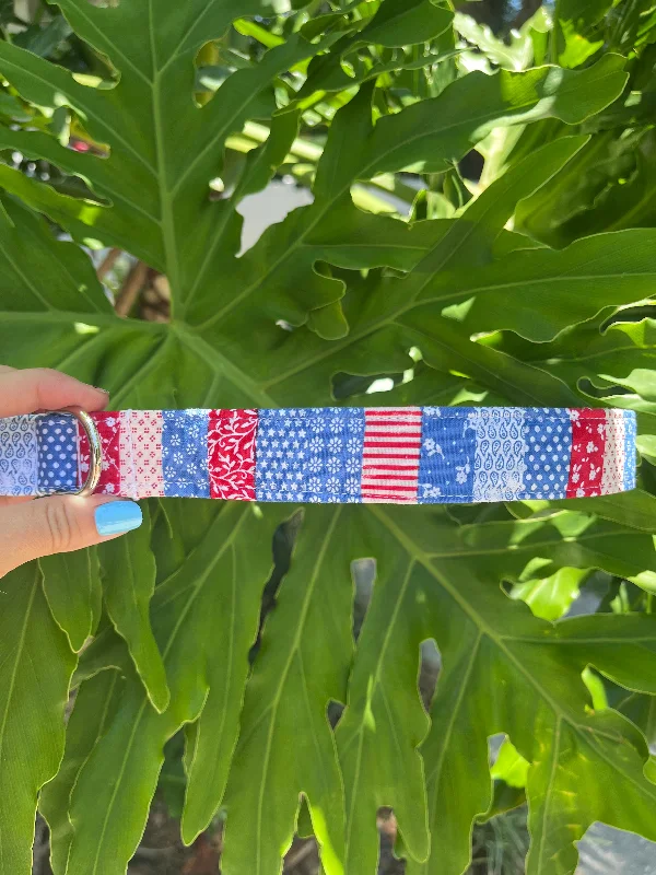 Patriotic Quilt Dog Collars