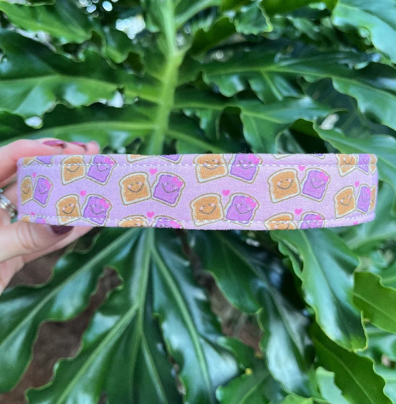 Peanut Butter & Jelly Dog Collar