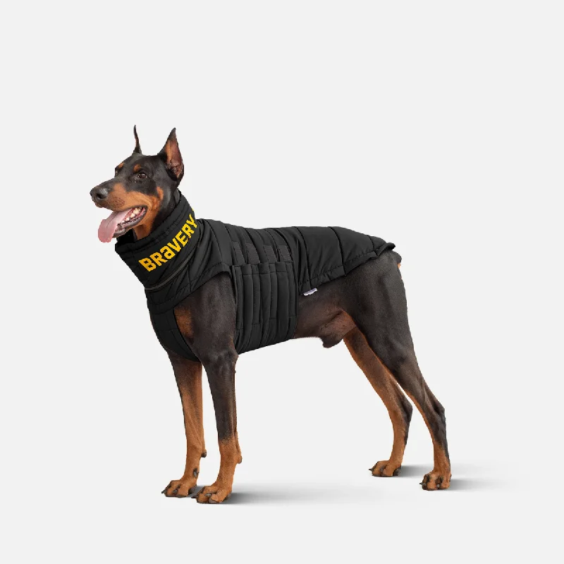 Winter Jacket for Dogs Bobby Bravery Black