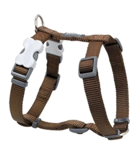 Red Dingo Classic Dog Harness (Brown)