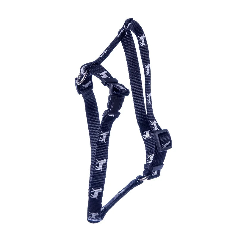 Jeffers Reflective Hound Series 5/8" Harness, 12"-20"