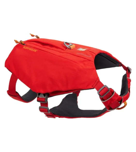 Ruffwear Switchbak™ Padded With Pockets Dog Harness (Red Sumac)