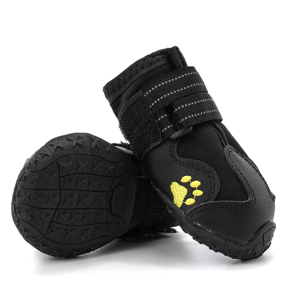 Skid-Proof Outdoor Large Dog Shoes 4Pcs