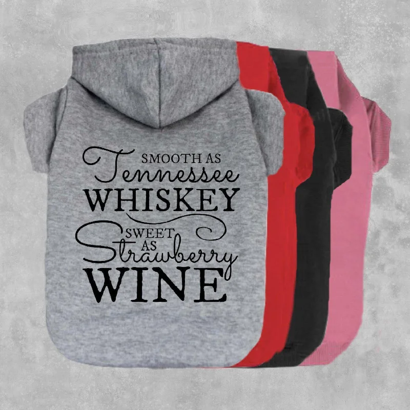 Smooth As Tennessee Whiskey Sweet As Wine Pet Hoodie