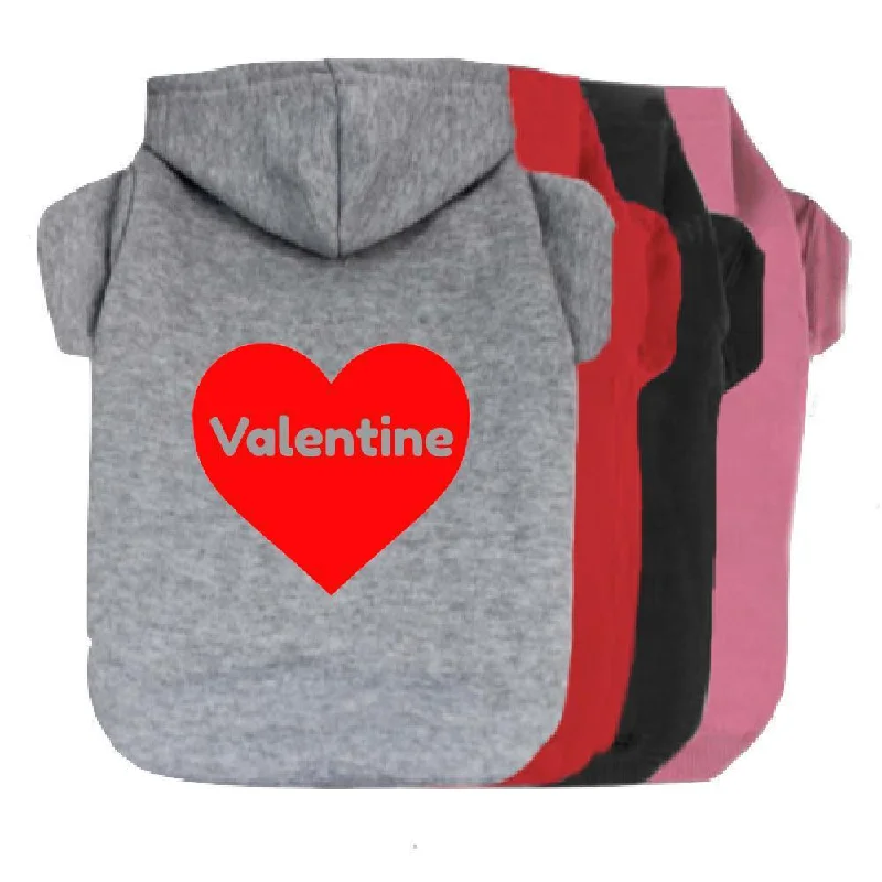 Valentine Heart Pet Hoodie