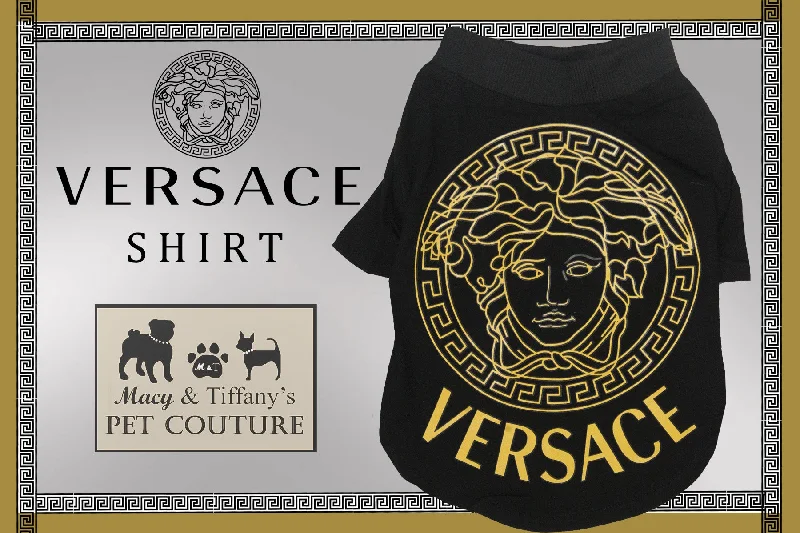 Versace Pet Shirt Dog Cat Clothes