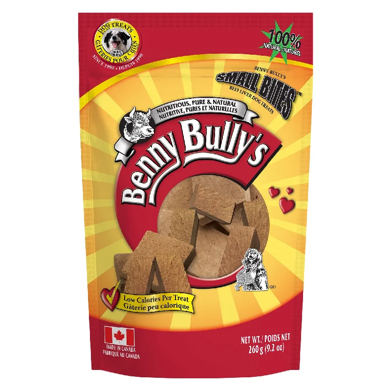 Benny Bully's Small Bites Dog Treats - Natural, Beef Liver