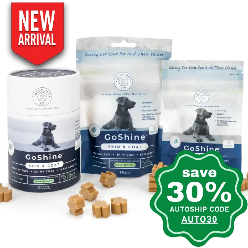 Blue Pet Co - GoShine Skin & Coat Supplements For Dogs - Peanut Butter