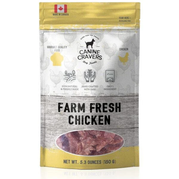 Canine Cravers Farm Fresh Chicken Breast 5.3 oz Bag