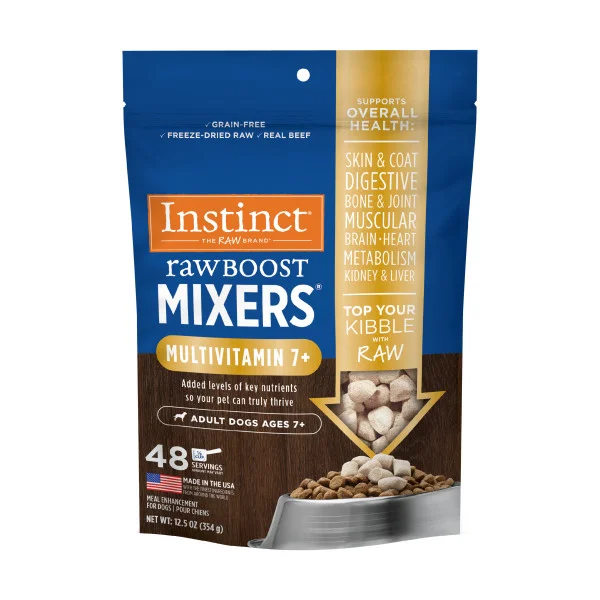 Instinct Dog Food Raw Boost Mixer Multivitamin 7+