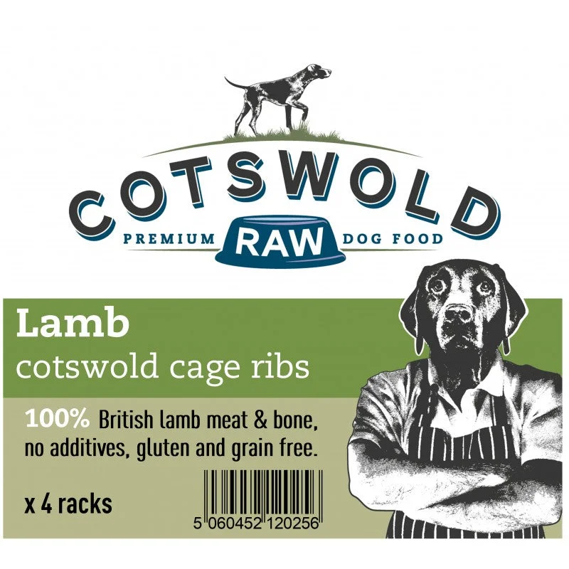 Cotswold Raw Frozen Lamb Cage Rib x4