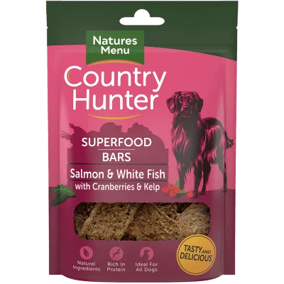 Country Hunter Superfood Bars Salmon and White Fish