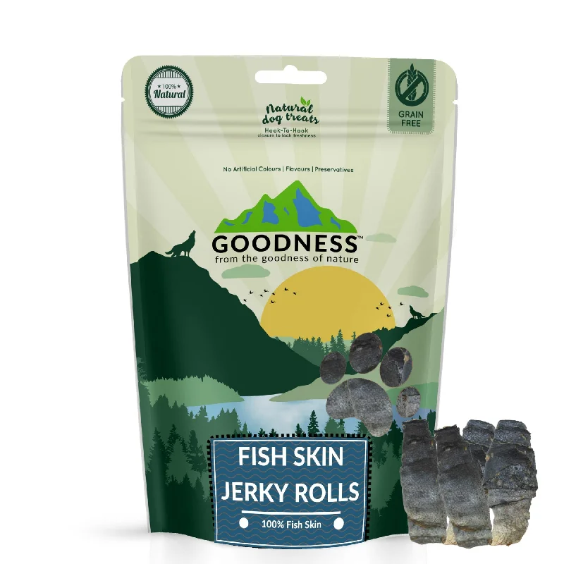 Fish Skin Jerky Rolls Dog Treat