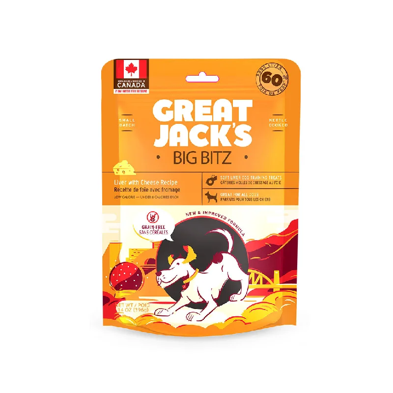 Great Jack's Big Bitz Dog Treats - Liver with Cheese Recipe