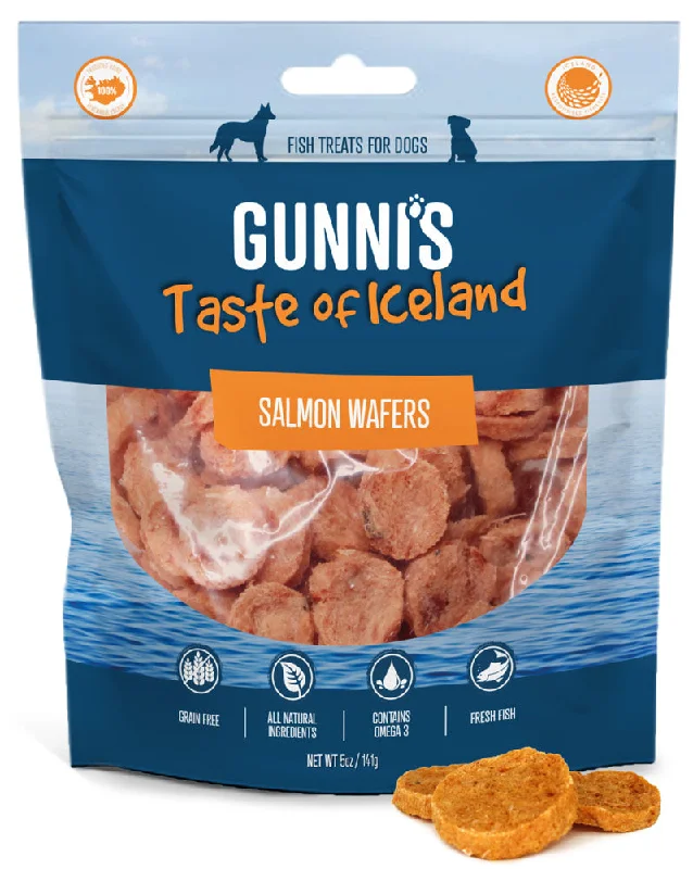 GUNNIS PET Salmon Wafers 5oz