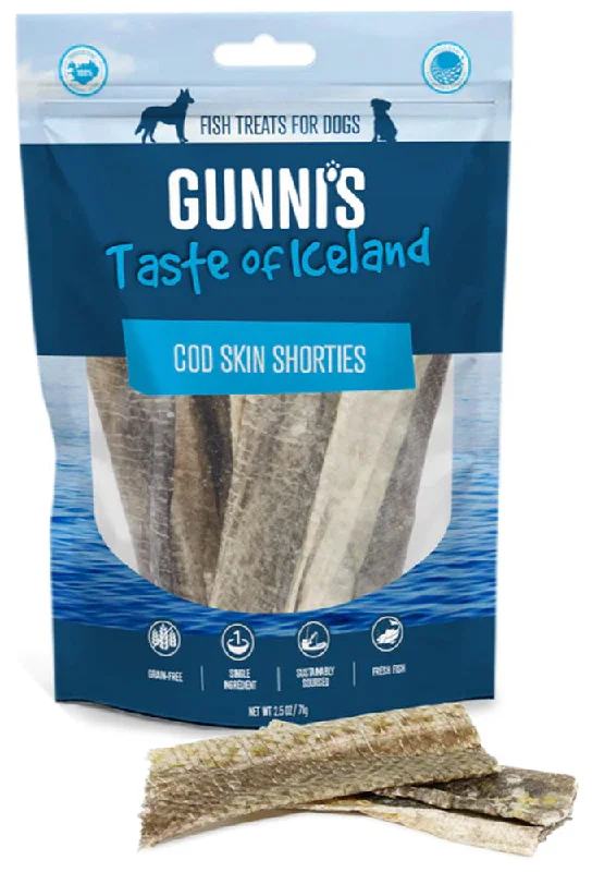 GUNNIS PET Cod Skin Shorties 2.5oz