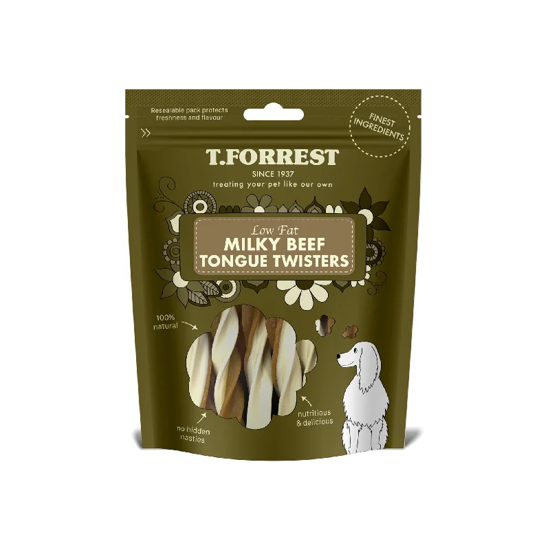 Milky Beef Tongue Twisters For Dogs