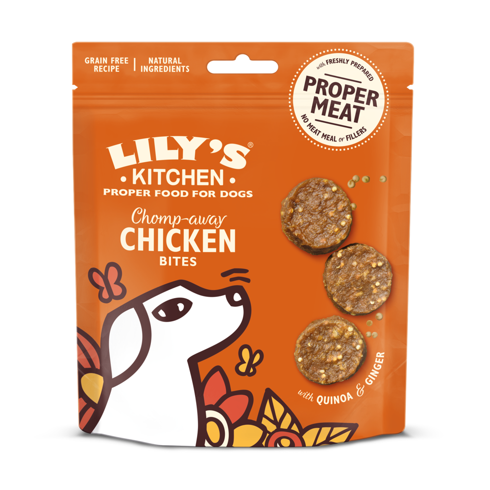 Natural Chomp-Away Chicken Bites Dog Treats