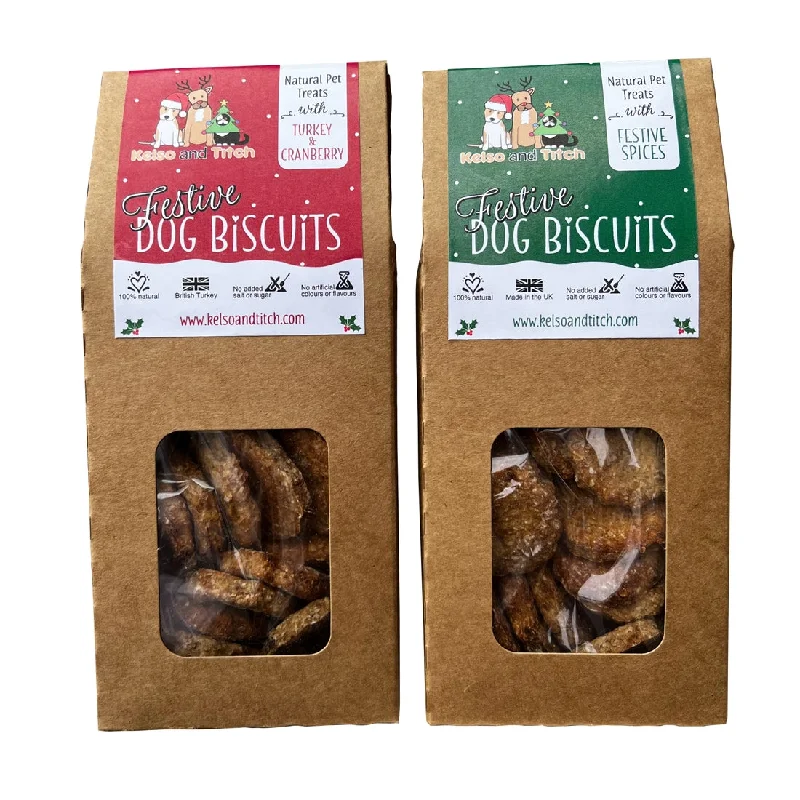 Natural Festive Dog Biscuits