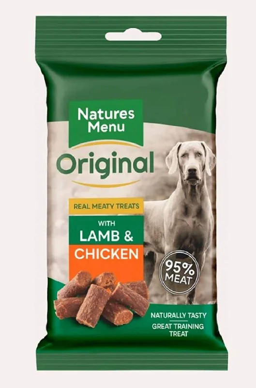 Natures Menu Real Meaty Dog Treats with Lamb