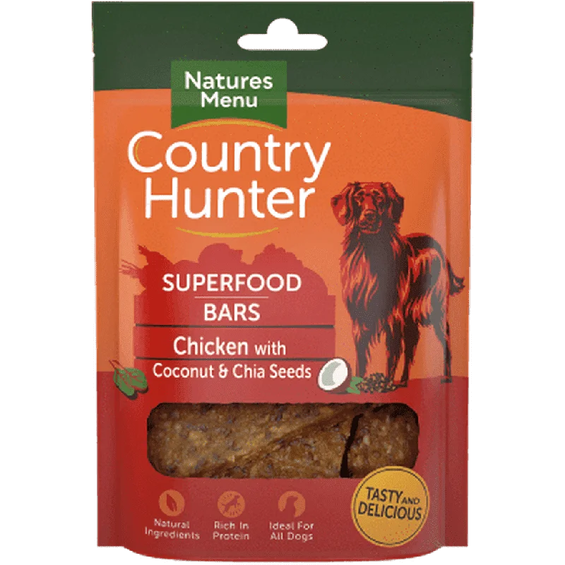 Natures Menu Superfood Bars Chicken with Coconut & Chia Seeds