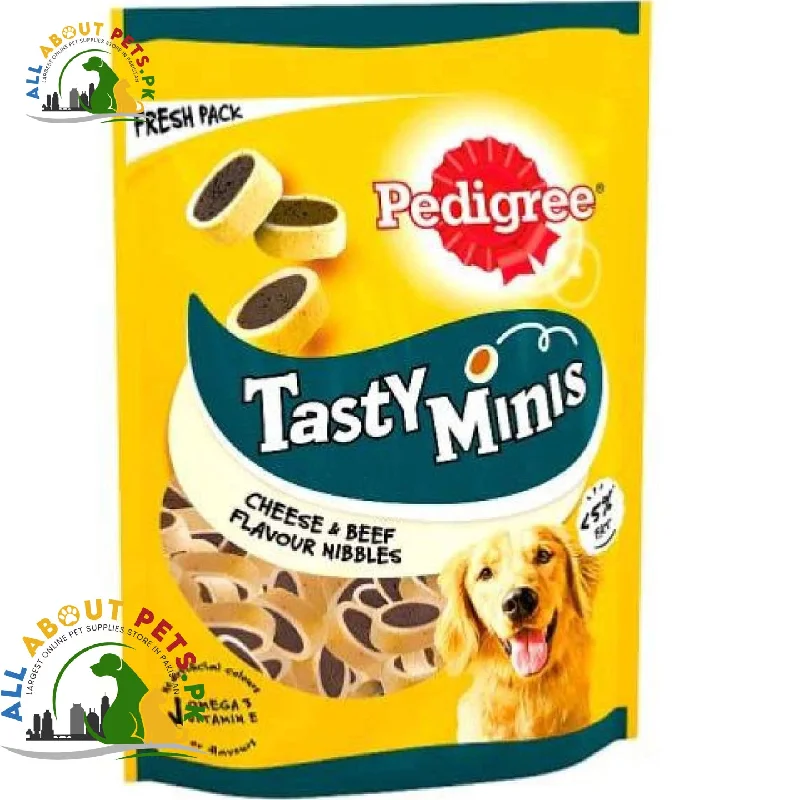 Pedigree Tasty Minis Beef & Poultry Slices Dog Treats 155g