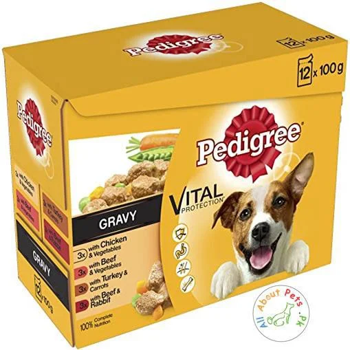 Pedigree Dog Wet Food Vital Protection Gravy 100g