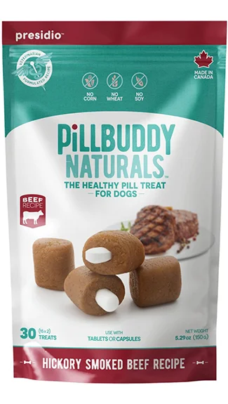 Pill Buddy Naturals Dog Treats: Hickory Smoked Beef