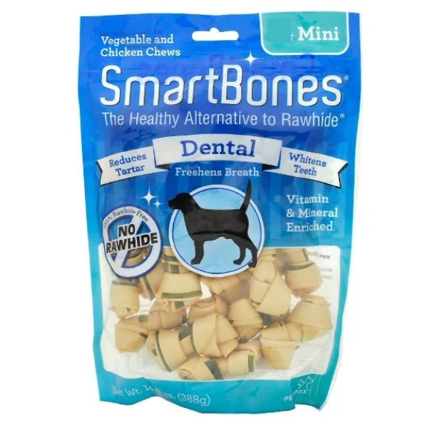 SmartBones Rawhide-Free Dental MINI Dog Chews